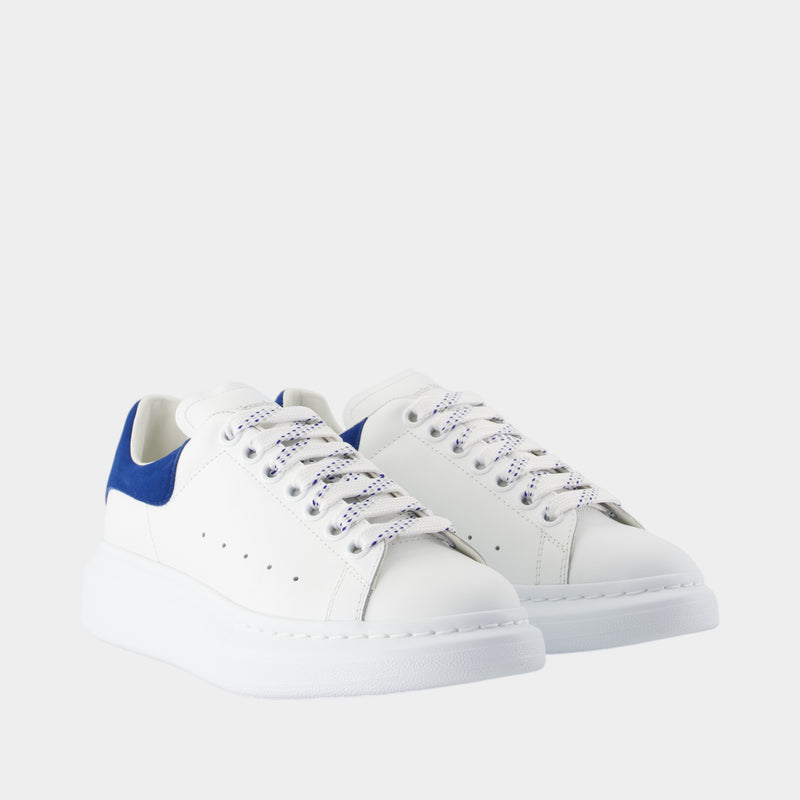 Oversized Sneakers - Alexander Mcqueen - White/Blue Paris - Leather