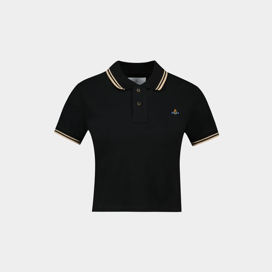Mini Classic Polo - Vivienne Westwood - Cotton - Black