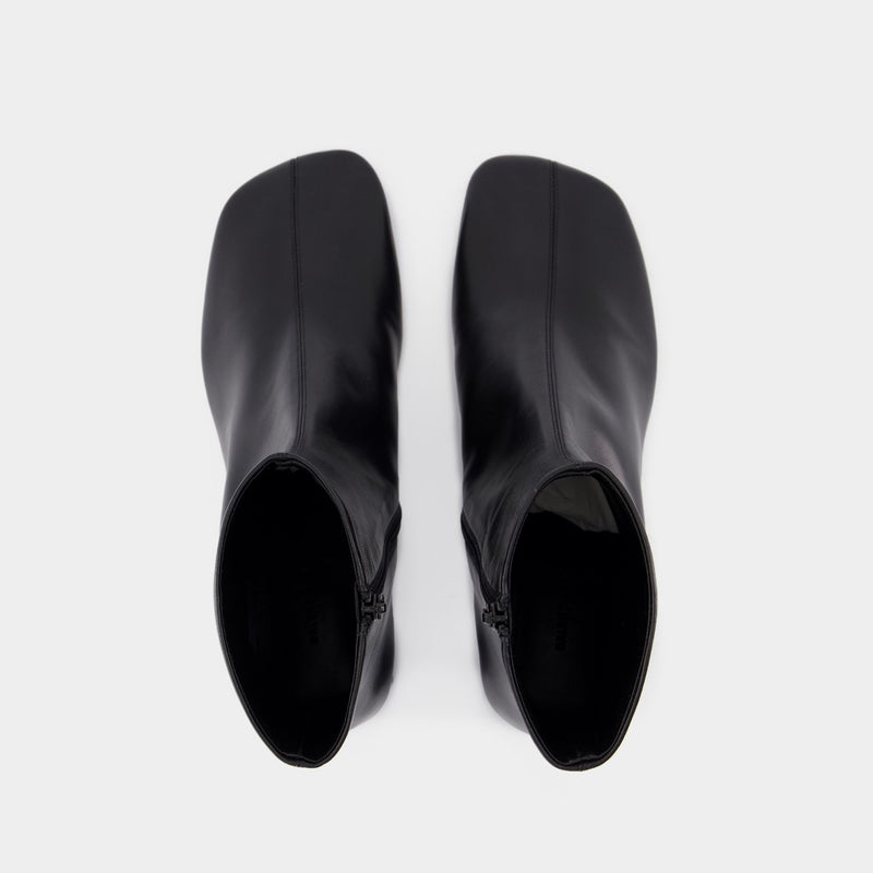 Dutyfree Ankle Boots - Balenciaga - Leather - Black