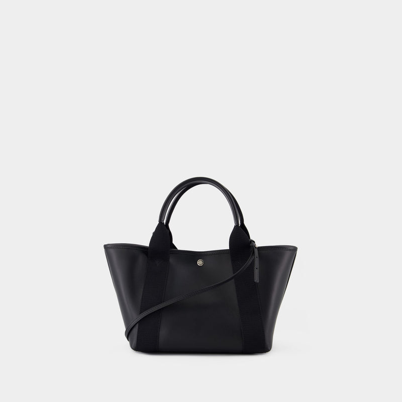 Navy Revamp Small Shopper Bag - Balenciaga - Leather - Black