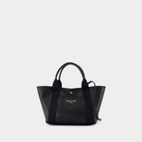 Navy Revamp Small Shopper Bag - Balenciaga - Leather - Black