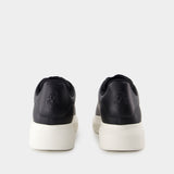 Oversize Sneakers - Alexander McQueen - Leather - Black