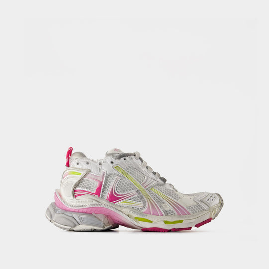 Runner Gradient Sneakers - Balenciaga - Synthetic - White