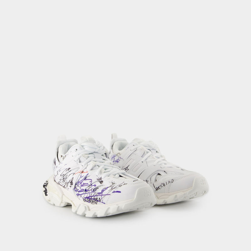 Track Sneakers - Balenciaga - Nylon - White