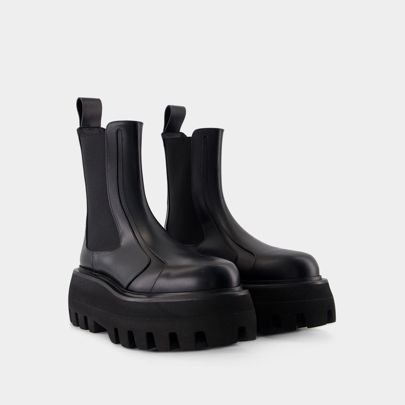 Rubber boots - Alexander McQueen - Leather - Black