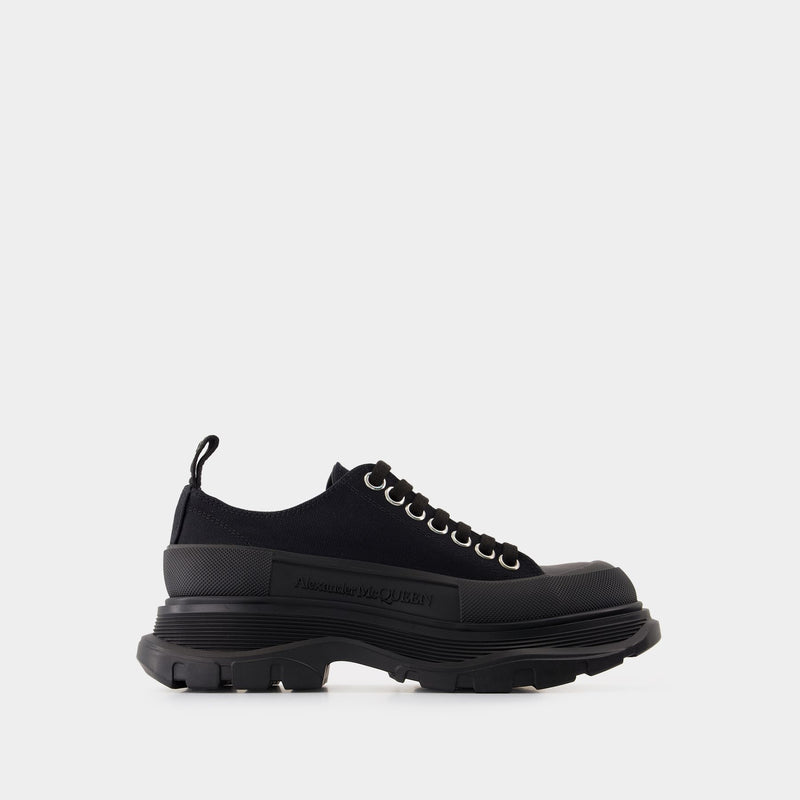 Tread  Slick Sneakers - Alexander McQueen - Canvas - Black