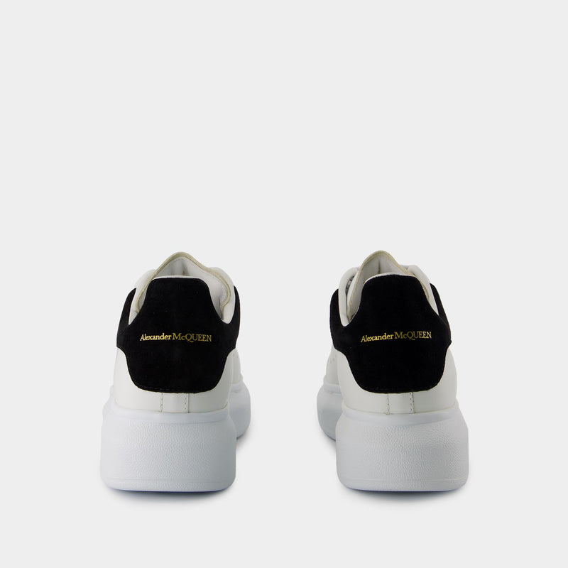 Oversize Sneakers - Alexander McQueen - Leather - White