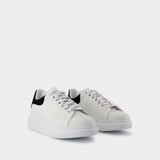 Oversize Sneakers - Alexander McQueen - Leather - White