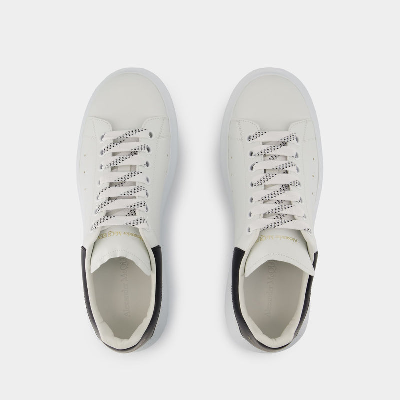 Oversize Sneakers - Alexander McQueen - Leather - White