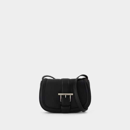 T-Bar Satchel Mini Purse - Alexander McQueen - Leather - Black