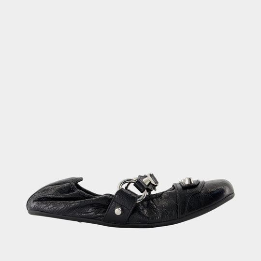 City L005 Ballerinas - Balenciaga - Leather - Black