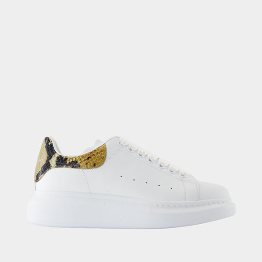 Oversized Sneakers - Alexander McQueen - Leather - White