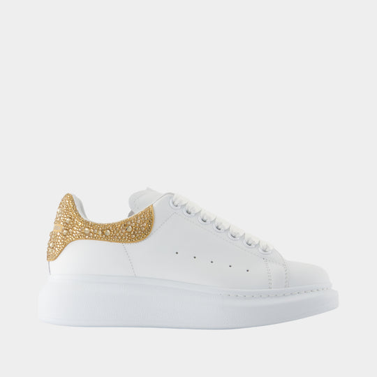 Oversized Sneakers - Alexander McQueen - Leather - White