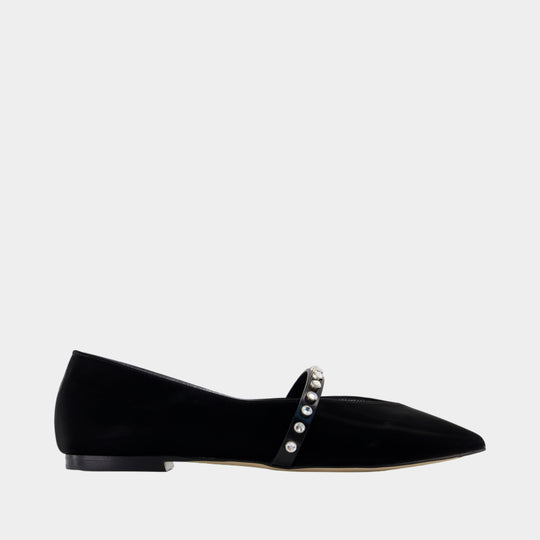 Ballerinas - Alexander McQueen - Cuir - Black