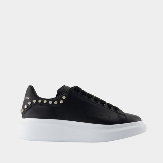 Oversize Sneakers - Alexander McQueen - Leather - Black
