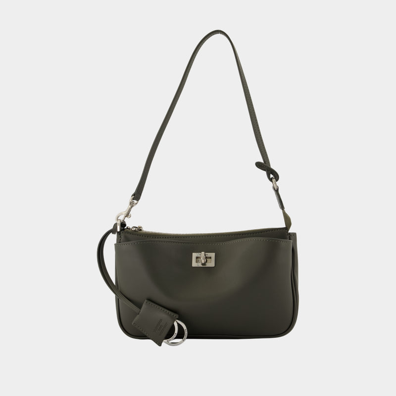 Rodeo Sling Shoulder Bag - Balenciaga - Leather - Khaki