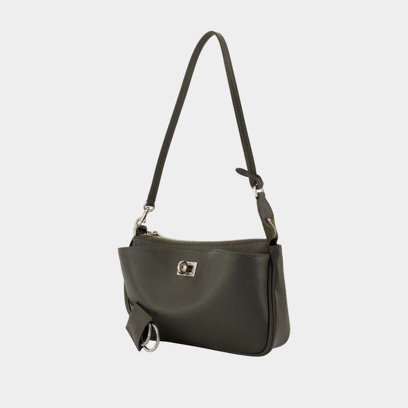 Rodeo Sling Shoulder Bag - Balenciaga - Leather - Khaki
