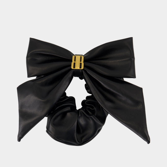 Chouchou Clemence Xl - Balenciaga - Satin - Black