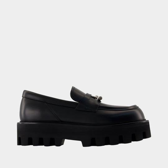 Loafers - Alexander McQueen - Leather - Black