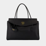 Carrie Purse - Balenciaga - Leather - Black