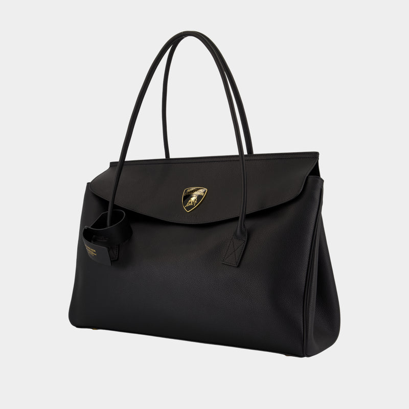Carrie Purse - Balenciaga - Leather - Black