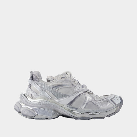 Runner 2 Sneakers - Balenciaga - Nylon - Grey