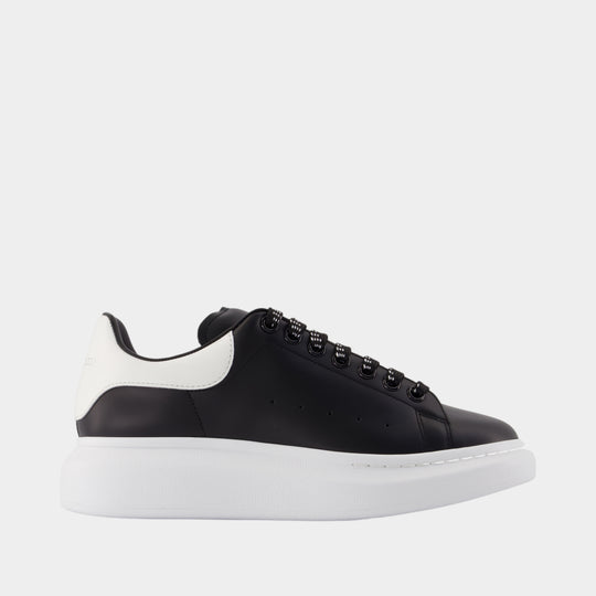 Oversized Sneakers - Alexander McQueen - Leather - Black