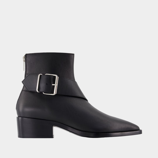 Ankle Boots - Alexander McQueen - Leather - Black