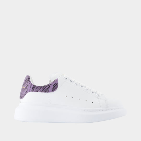 Oversized Sneakers - Alexander McQueen - Leather - White