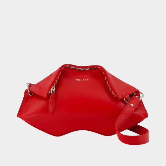 Manta Clutch - Alexander McQueen - Leather - Red
