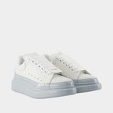 Oversized Sneakers - Alexander McQueen - Leather - Blue