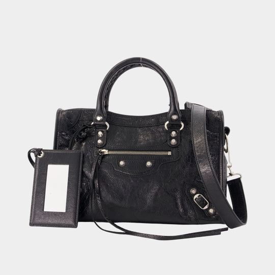 Le City Bag S - Balenciaga - Leather - Black