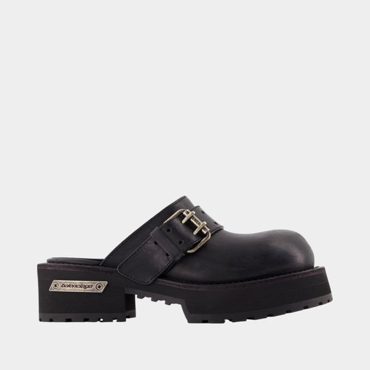 Venom mules - Balenciaga - Leather - Black