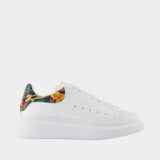 Oversized Sneakers - Alexander McQueen - Leather - White