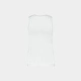 Tank Top Paris - Balmain - Cotton - White