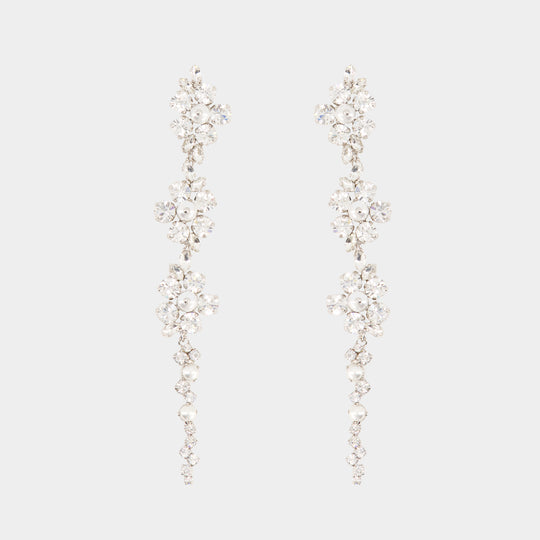 Floral Earrings - Simone Rocha - Synthetic Pearls - Ivory