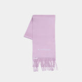 Logo Scarf - Acne Studios - Wool - Pink