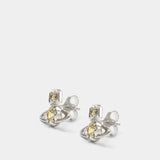 Lee Orb Earrings - Vivienne Westwood - Metal - Yellow