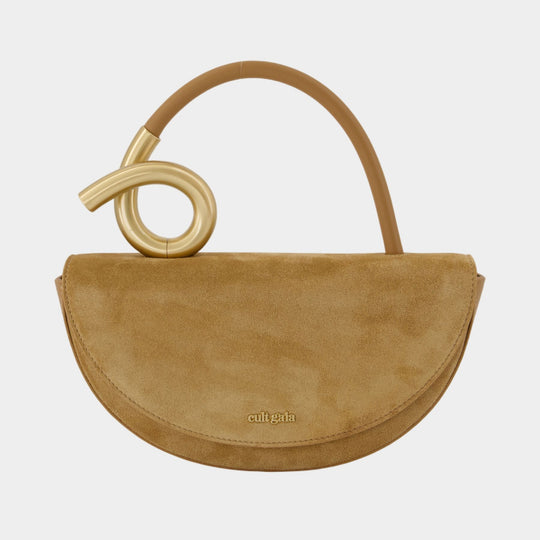 Azariah Top Handle Bag - Cult Gaia - Leather - Beige