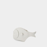 Pesce Clutch - Staud - Leather - White