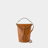 Phoebe Convertible Bucket Bag - Staud - Leather - Brown