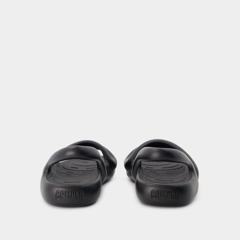 Kobarah Flat Negro Sandals - Camper - Synthetic - Black
