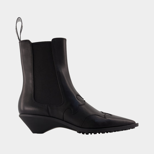 Ultrasoft ankle boots - Camper - Leather - Black