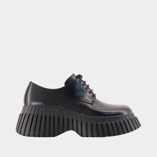 Mimi Loafers - Camper - Leather - Black