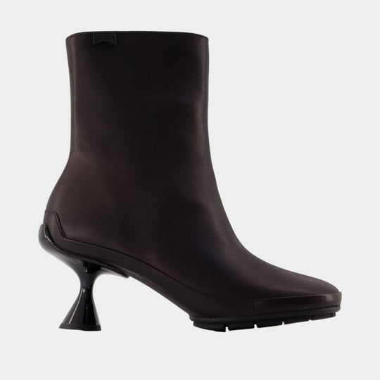 Gobi ankle boots - Camper - Leather - Black