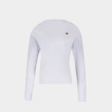 Ls Hebo T-Shirt - Vivienne Westwood - Cotton - White