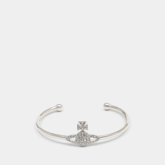 Grace Open Bangle Bracelet - Vivienne Westwood - Metal - Silver