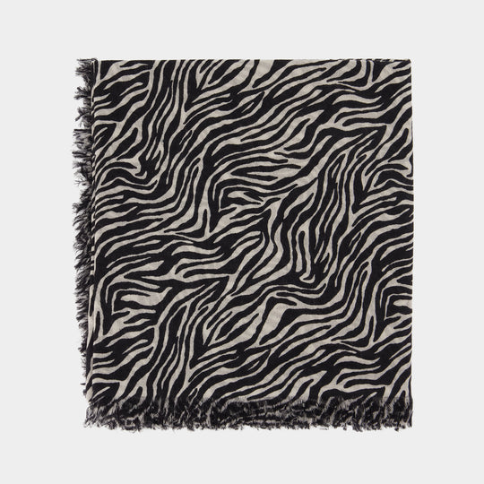 Alecia Scarf - Isabel Marant - Wool - Black