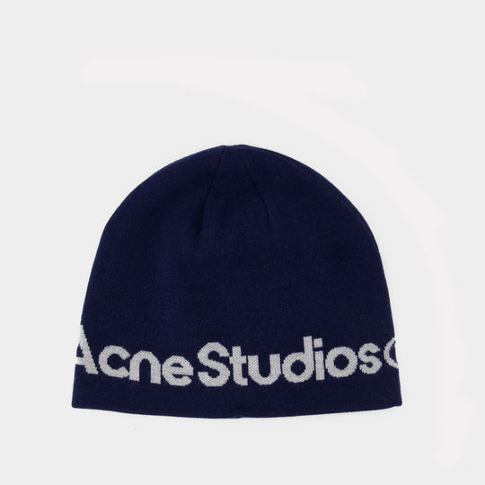 Beanie - Acne Studios - Wool - Blue