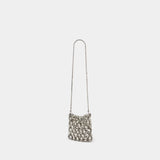 Crystal Mini Crossbody - SELF PORTRAIT - Synthetic - Silver